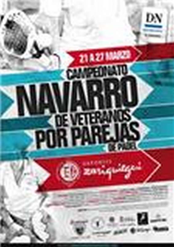 Campeonato Navarro de Veteranos por Parejas de Padel 2011 - Trofeo Deportes Zariquiegui